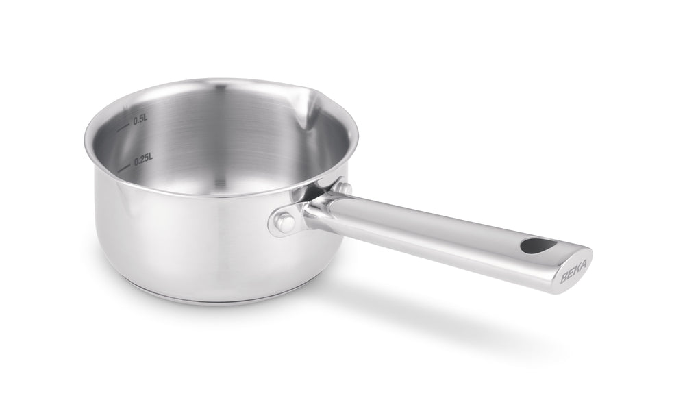 Beka Cookware Set Cicla 6-Piece - without non-stick coating - suitable for all heat sources (Cooking pots, Sauce pans & Frying pans)