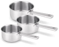 BEKA Steel Cookware Set Cicla - Stainless Steel ø 16, 18 & 20 cm - suitable for all heat sources