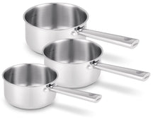 BEKA Steel Cookware Set Cicla - Stainless Steel ø 16, 18 & 20 cm - suitable for all heat sources