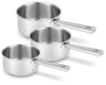 BEKA Steel Cookware Set Cicla - Stainless Steel ø 16, 18 & 20 cm - suitable for all heat sources