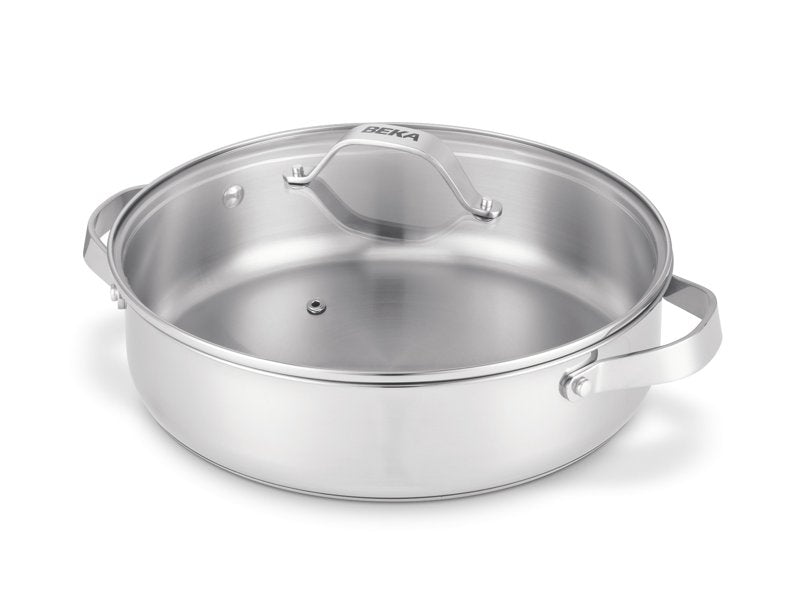 Beka Cookware Set Cicla 5-Piece - without non-stick coating - suitable for all heat sources (Cooking pots, Sauce pans & Sauté pan)