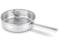 BEKA Sauté Pan with Glass Lid - Sauté Pan - Cicla - Stainless Steel - Ø 24 cm - without non-stick coating - suitable for all heat sources