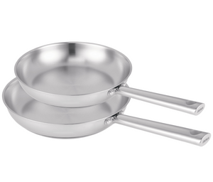 BEKA Frying Pan Set Cicla - Stainless Steel - ø 24 & 28 cm - without non-stick coating - suitable for all heat sources