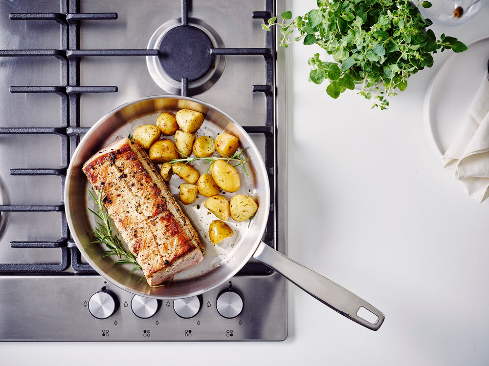 Beka Frying Pan Set Maestro 5-Ply 2-Piece - ø 24 & 28 cm - without non-stick coating - suitable for all heat sources