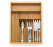  Cookinglife Cutlery tray - Bamboo - extendable - 28x34x5cm / 45x34x5cm