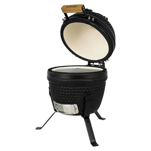 Bighorn BBQ Kamado Ceramic Matt Black 13 Inch / 27 cm - Kamado Grill Charcoal Egg
