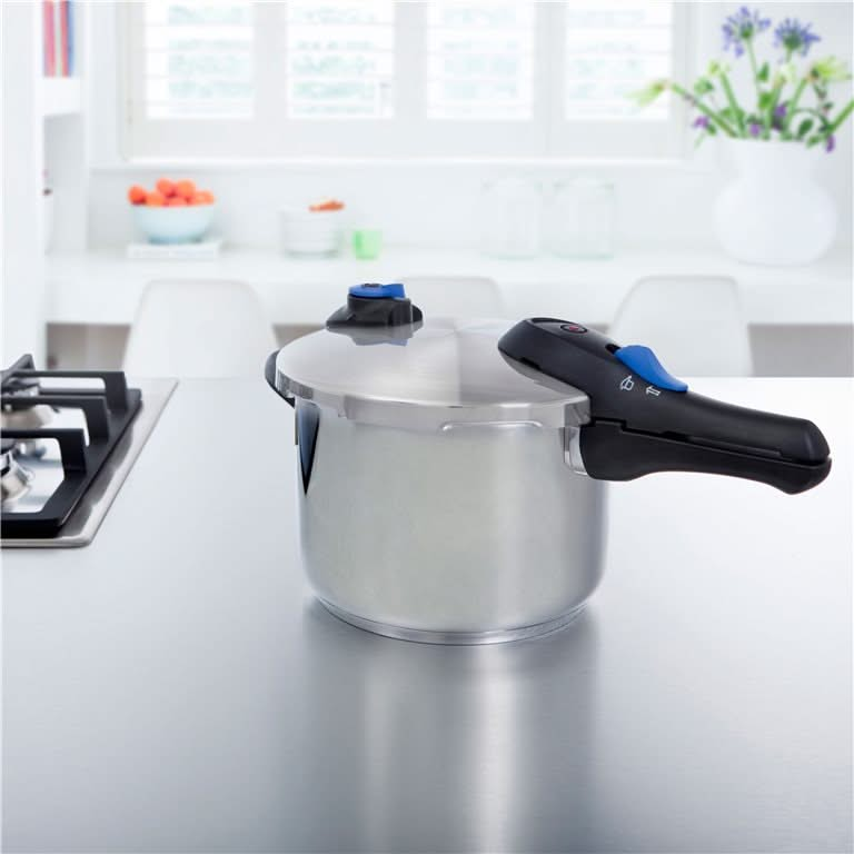 BK Pressure cooker - Matt stainless steel - ø 22 cm / 6 liters