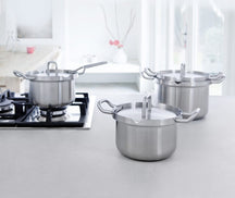 BK Cookware set Q-linair Master stainless steel - 4 piece set