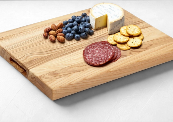 Blackwell Wooden Cutting Board - With Handle - Ash Wood - 60 x 40 x 4 cm