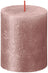 Bolsius Blunt candle Shimmer Pink - 8 cm / ø 7 cm