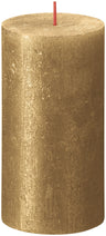 Bolsius Stem candle Shimmer Gold - 13 cm / ø 7 cm