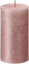 Bolsius Blunt candle Shimmer Pink - 13 cm / ø 7 cm