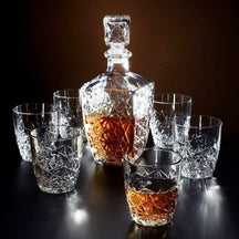 Bormioli Rocco Whiskey Set Dedalo - 7 piece set