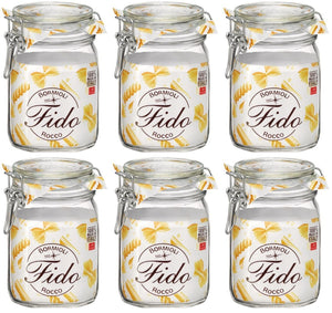 Bormioli Rocco Weck jars Fido 11 x 11 cm / 1 liter - 4 pieces
