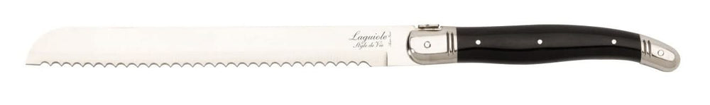 Laguiole Style De Vie Bread Knife Black