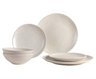 Broste Copenhagen Dinnerware Set Nordic Vanilla 6-piece / 2 persons - 2 dinner plates, 2 breakfast plates and 2 bowls