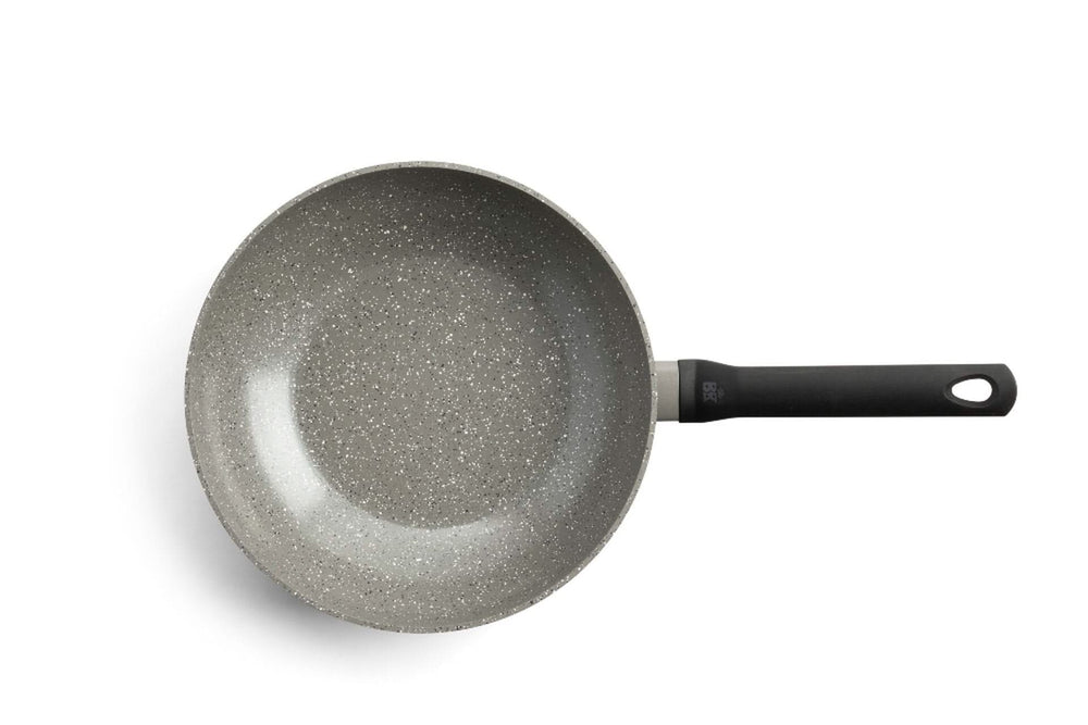 BK Wok pan Granite - Aluminum - ø 28 cm -. Ceramic non-stick coating