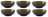 Studio Tavola Dipping dishes Evia ø 11 cm - 6 pieces