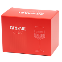 Campari Spritz Glasses 450 ml - Official Glass - 6 pieces