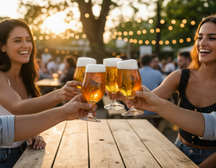 Cookinglife Beer Glasses on Foot 370 ml - 4 Pieces