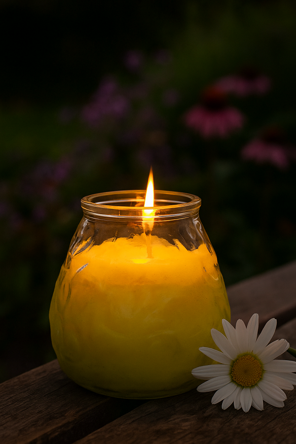 Cosy & Trendy Lowboy Candles - Outdoor Candles - Citronella Candles ø 10 cm - 6 pieces