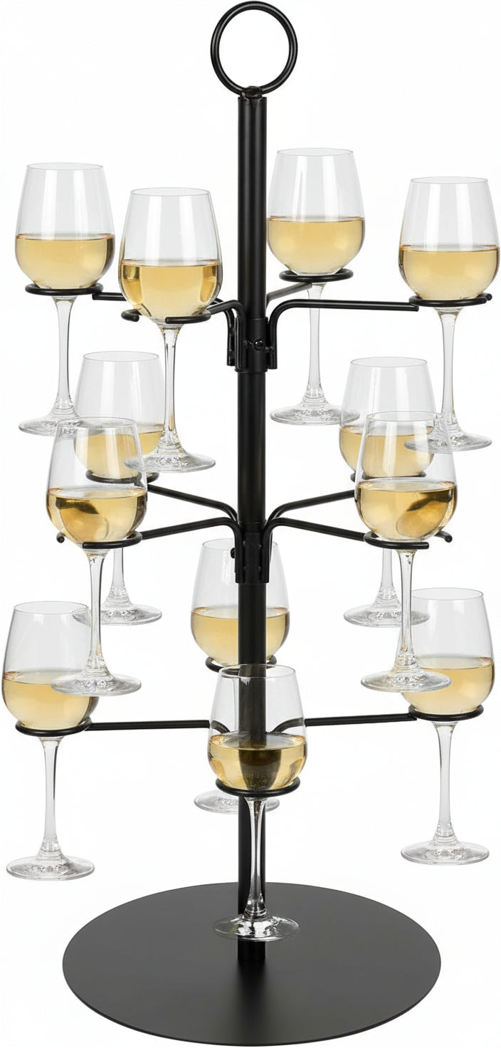 Cookinglife Cocktail Tree - for 12 glasses - Black