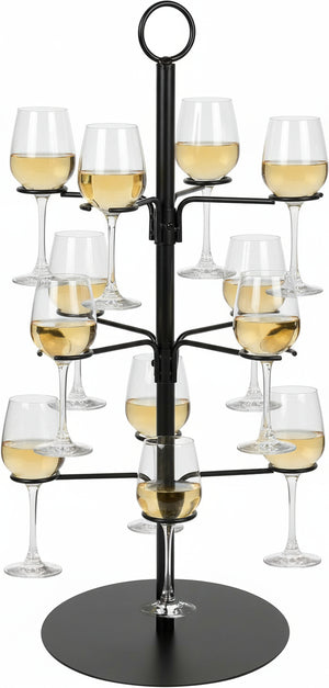 Cookinglife Cocktail Tree - for 12 glasses - Black