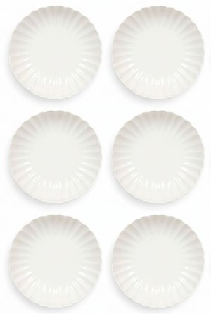 Cookinglife Deep Plates Cardida Off White ø 20 cm - 6 pieces
