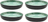 Cookinglife Deep plates Borneo ø 22 cm - 4 Pieces