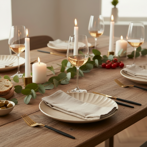 Cookinglife Dinner Plates Cardida Beige ø 26 cm - 6 pieces