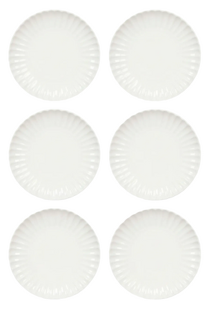Cookinglife Dinner Plates Cardida Off White ø 26 cm - 6 pieces