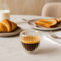 Cookinglife Double-walled Espresso Glasses Pumpkin 80 ml - 2 pieces