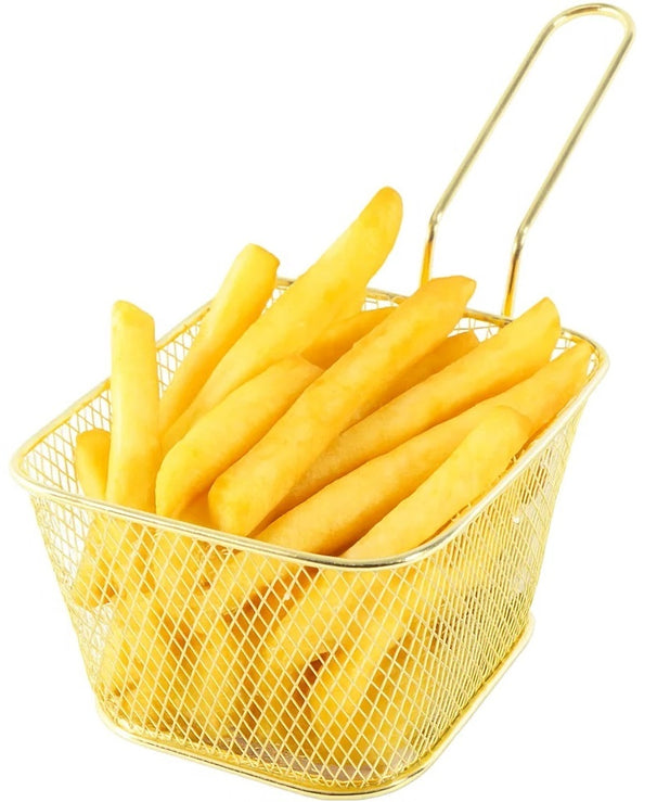 Cookinglife Fries basket Basket Gold 14 x 11 x 7 cm