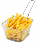 Cookinglife Fries basket Stainless Steel 14 x 11 x 7 cm