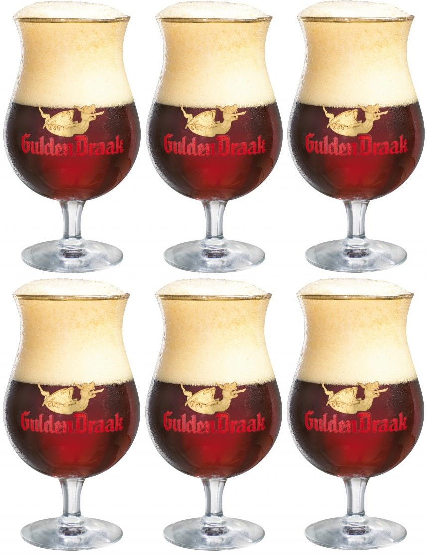 Gulden Draak Goblet Beer Glass 330 ml - 6 Pieces
