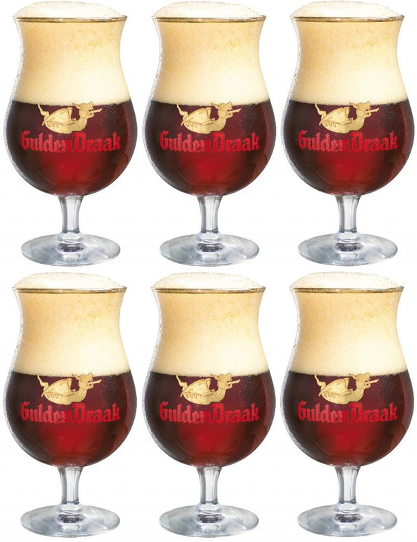 Gulden Draak Goblet Beer Glass 330 ml - 6 Pieces