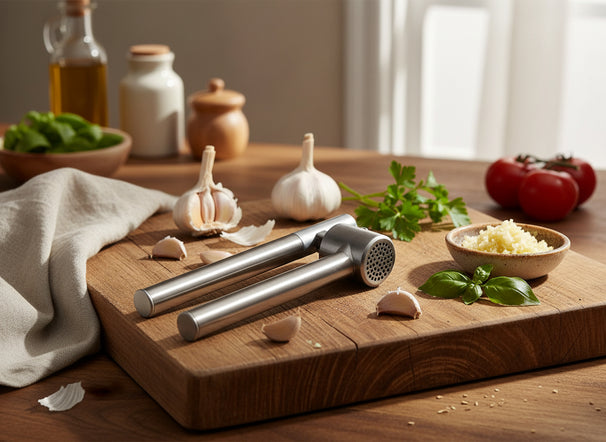 Cookinglife Garlic Press Aluminum