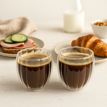 Cookinglife Double-walled Coffee / Tea Glasses Pumpkin 260 ml - 2 pieces