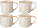 Cookinglife Coffee Mugs Serene Sand 330 ml - Pottery - 4 pieces
