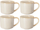 Cookinglife Coffee Mugs Serene Sand 330 ml - Pottery - 4 pieces
