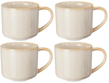 Cookinglife Coffee Mugs Serene Sand 330 ml - Pottery - 4 pieces
