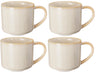 Cookinglife Coffee Mugs Serene Sand 330 ml - Pottery - 4 pieces
