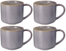 Cookinglife Coffee Mugs Serene Blue 330 ml - Pottery - 4 pieces
