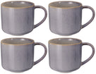 Cookinglife Coffee Mugs Serene Blue 330 ml - Pottery - 4 pieces
