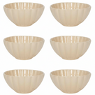 Cookinglife Soup Bowls / Bowls Cardida Beige ø 14 cm - 6 pieces