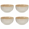 Cookinglife Soup Bowls / Bowls Serene Sand ø 14 cm - Pottery - 4 pieces