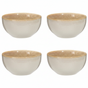 Cookinglife Soup Bowls / Bowls Serene Sand ø 14 cm - Pottery - 4 pieces
