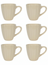Cookinglife Mugs Cardida Beige 350 ml - 6 pieces