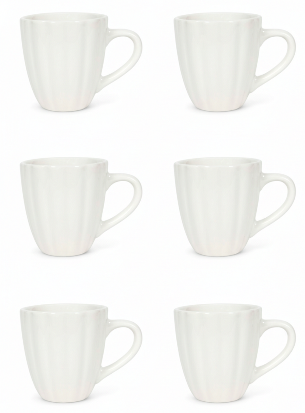 Cookinglife Mugs Cardida Off White 350 ml - 6 pieces
