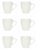 Cookinglife Mugs Cardida Off White 350 ml - 6 pieces